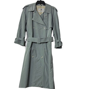 AQUASCUTUM Classic Elegant Belted Women's Aqua Trench Coat